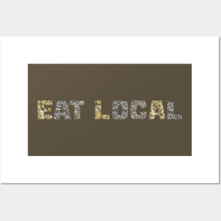 EAT LOCAL ... Herbs Posters and Art